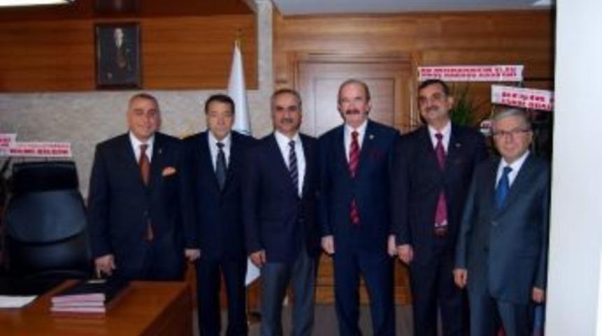 Esnaf Kredi Ve Kefalet Kooperatifi&rsquo;nden, Başkan Aydın&rsquo;a Ziyaret