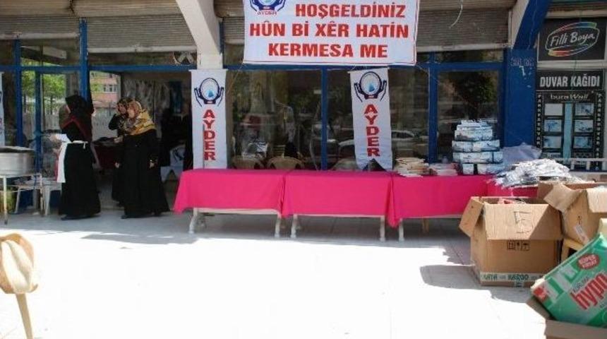 Ayder Diyarbakır'da Yoksul &Ouml;ğrenciler Yararına Kermes D&uuml;zenledi