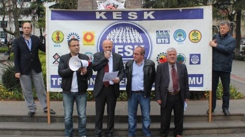 Trabzon&rsquo;da Kesk &Uuml;yesi Altı Kişi Maaş Bordrolarını Yaktı