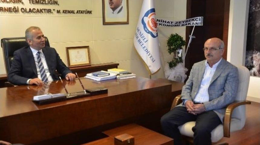 Tekden Denizlispor, Başkan Zolan'ı Ziyaret Etti