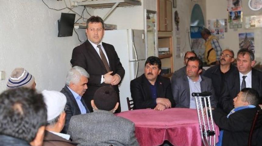 Başkan Palancıoğlu'dan Yukarı Mahallelere Ziyaret