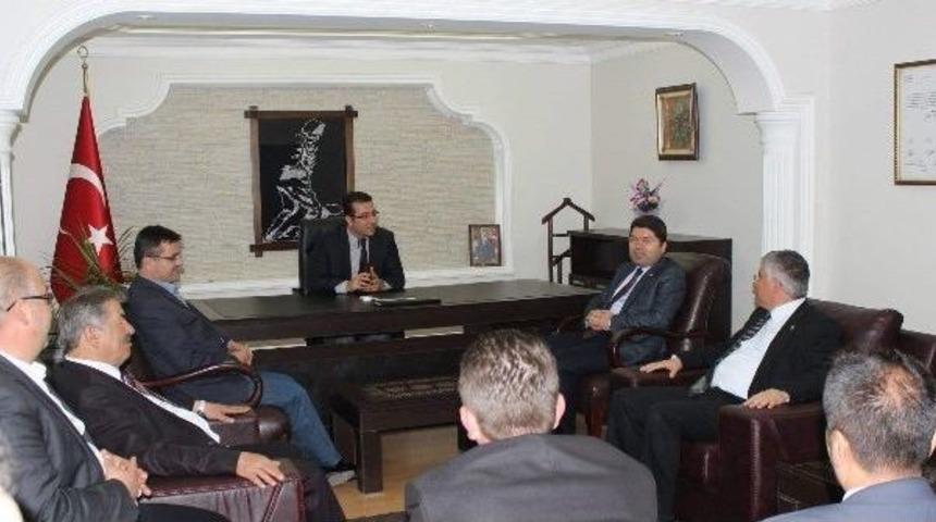 Tun&ccedil;&rsquo;tan Kurucaşile Kaymakamı Bayraktar&rsquo;a Ziyaret