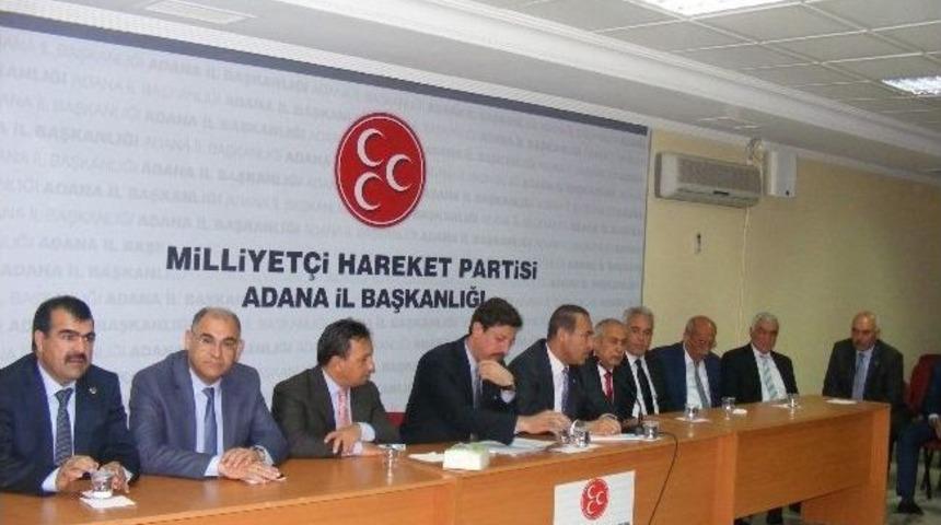 Adana Mhp&rsquo;de İstişare Toplantısı