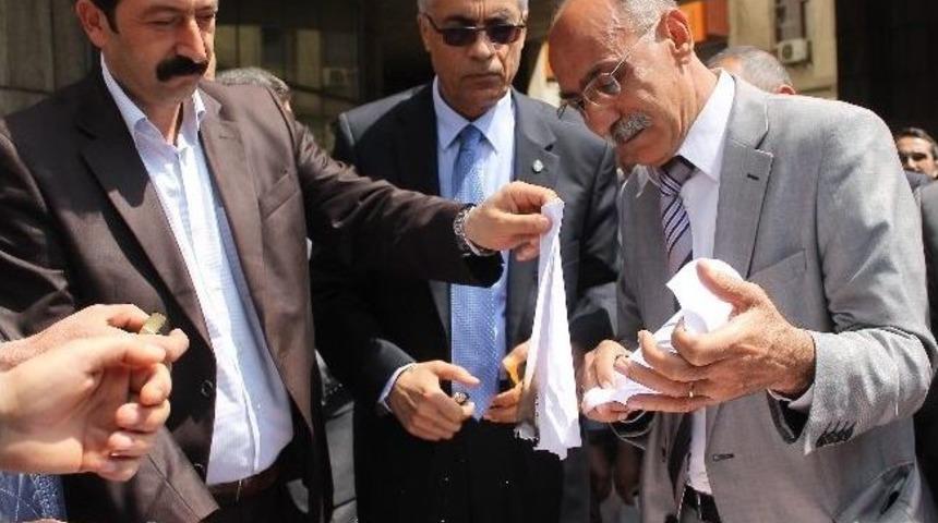 Kesk'ten Bordro Yakma Eylemi