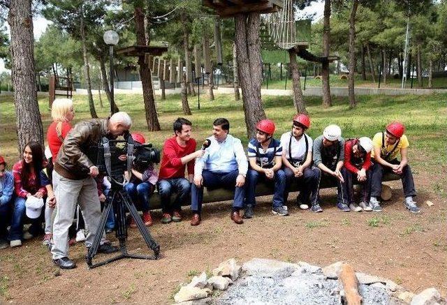 Trt Çocuk Ekibi Dülük Tabiat Parkı Ve İzci Kampında Çekim Yaptı