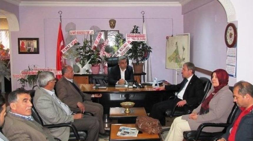 Ak Parti'li Kavuncu&rsquo;dan Fatih &Ccedil;alışkan&rsquo;a 'hayırlı Olsun' Ziyareti