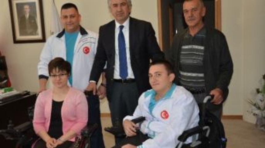 Akhisarlı Engelli Dünya Dördüncüsü Oldu