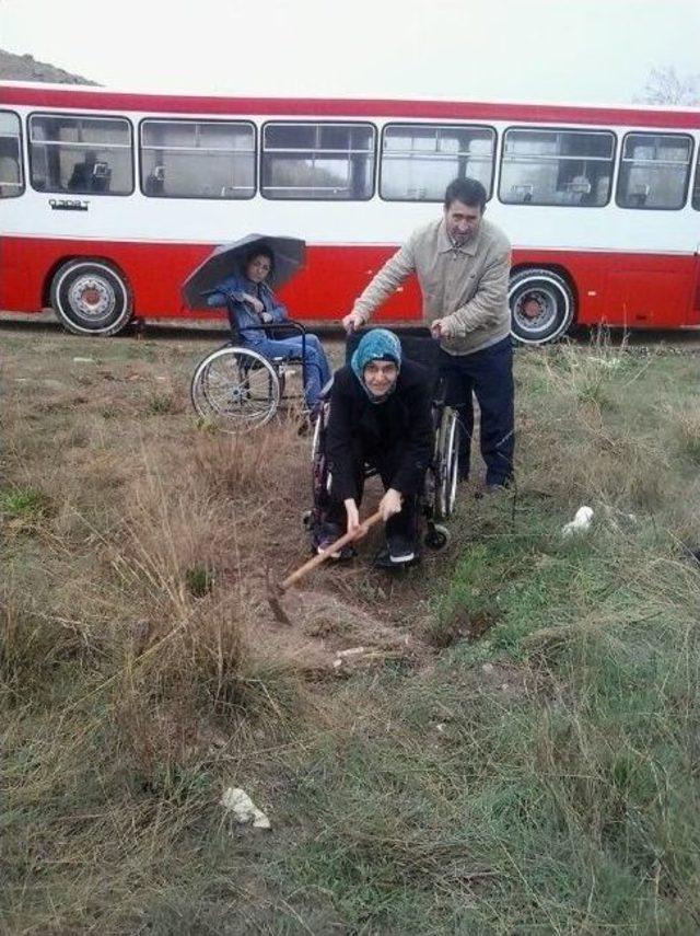 Afyonkarahisar’daki Ms Hastaları Ağaç Dikti 1