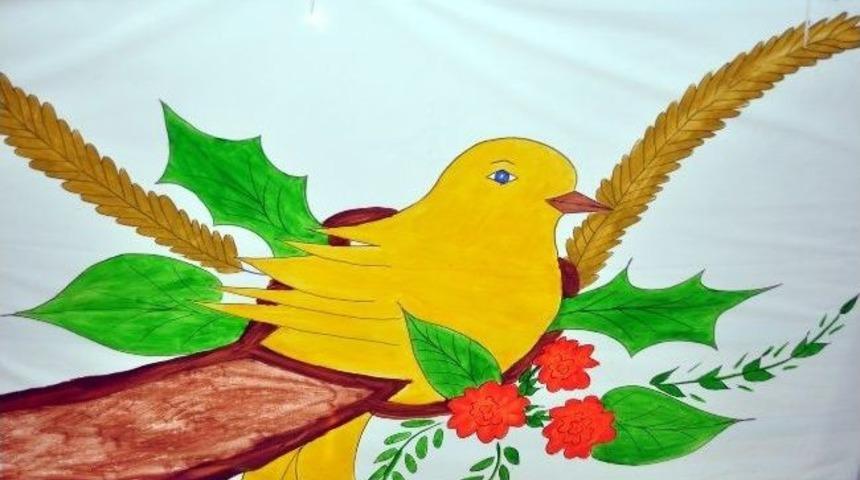 Suriyeliler Resim At&ouml;lyesinde Urfa&rsquo;yı Resmediyor