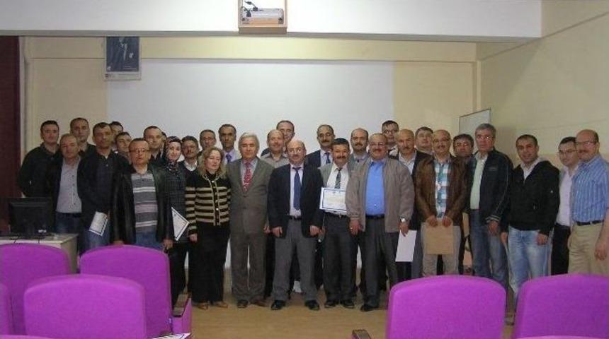 Hisarcık&rsquo;ta Uygulamalı Kamu İhale Kanunu Eğitimine Katılan Kursiyerlere Sertifika Verildi