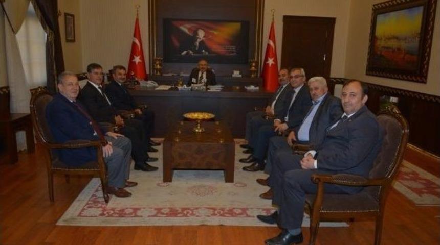Belediye Başkanlarından Vali Yaman&rsquo;a Ziyaret