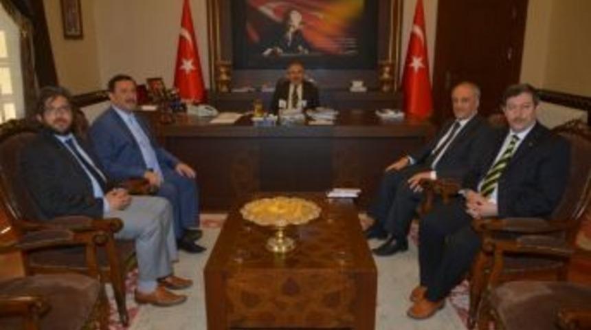 Kırklareli İl M&uuml;ft&uuml;s&uuml; Bayrak&rsquo;tan Vali Yaman&rsquo;a Ziyaret