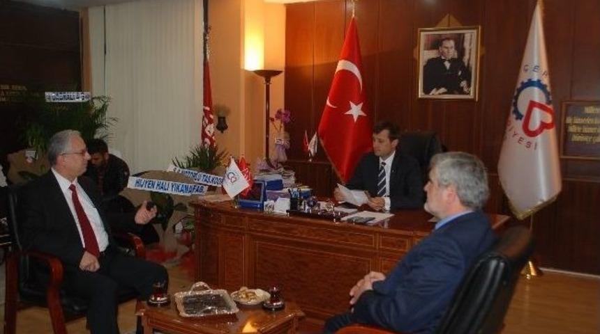 &Ccedil;erkezk&ouml;y M&uuml;ft&uuml;s&uuml; Tuna&rsquo;dan Akay&rsquo;a Hayırlı Olsun Ziyareti