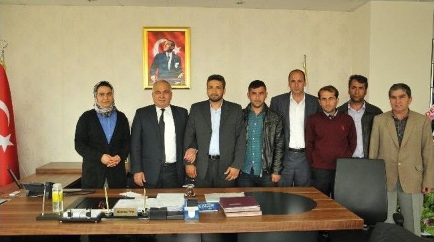 Başkan Tollu&rsquo;ya Kutlama Ziyaretleri S&uuml;r&uuml;yor