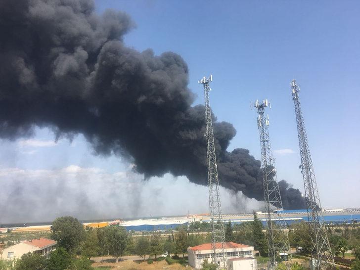 Antalya Organize Sanayi Bölgesi'nde yangın