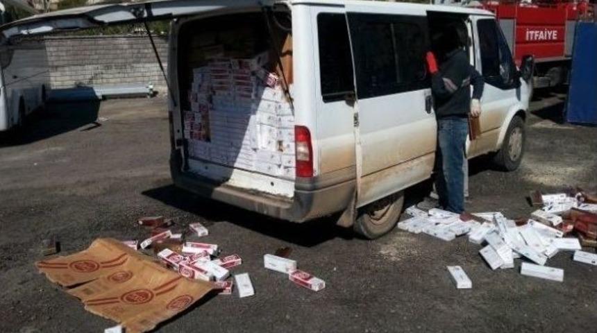 Batman&rsquo;da 36 Bin Paket Ka&ccedil;ak Sigara Ele Ge&ccedil;irildi