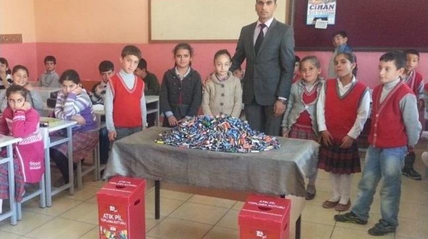 Van&rsquo;da Atık Pil Toplama Kampanyası