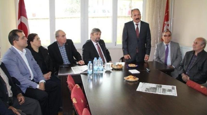 Saatcı&rsquo;dan Dp&rsquo;ye Ziyaret