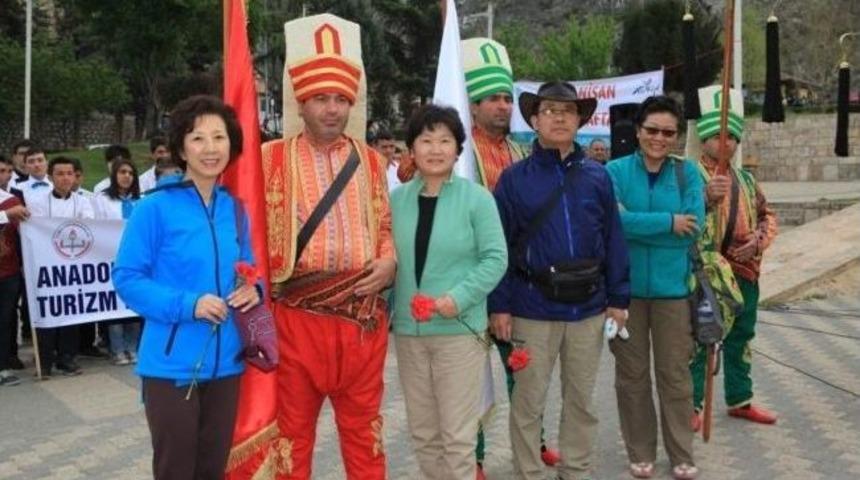 Amasya&rsquo;da Turistler &lsquo;turizm Haftası&rsquo;nı Kutladı