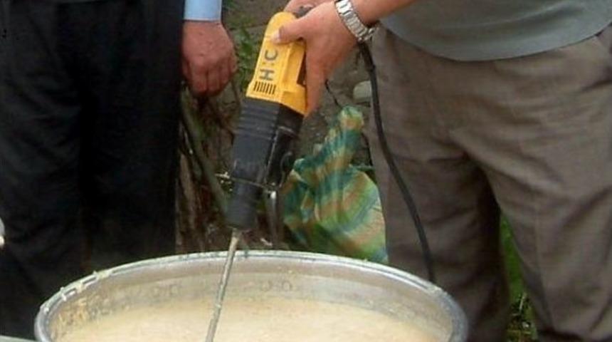 Har&ccedil; Mikseriyle Keşkek Yapıyorlar