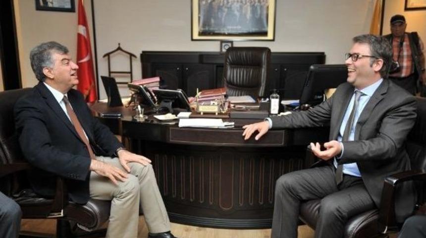 Chp İl Başkanı Ali Engin, Buca Belediye Başkanı Piriştina&rsquo;yı Ziyaret Etti