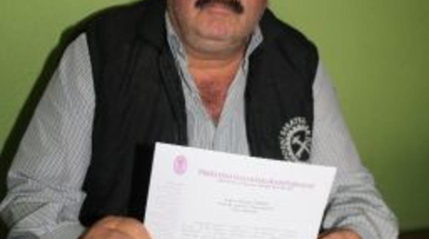 Selendi'nin Esnaf Başkanı'na Genel Başkandan Belgeli Tebrik