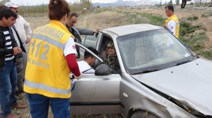Kahramanmaraş&rsquo;ta Trafik Kazası: 2 Yaralı
