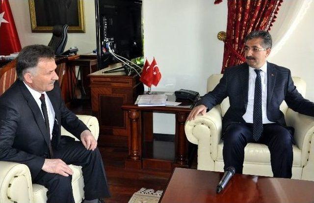 Bolu İl Genel Meclisi Başkanı Vali&rsquo;yi Ziyaret Etti 2