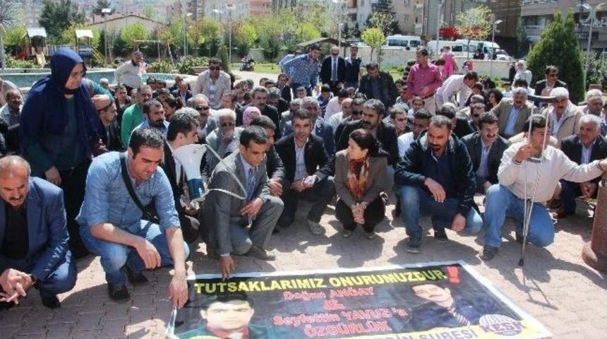 Kesk, Kck&rsquo;dan Tutuklu &Uuml;yeleri İ&ccedil;in Eylem Yaptı