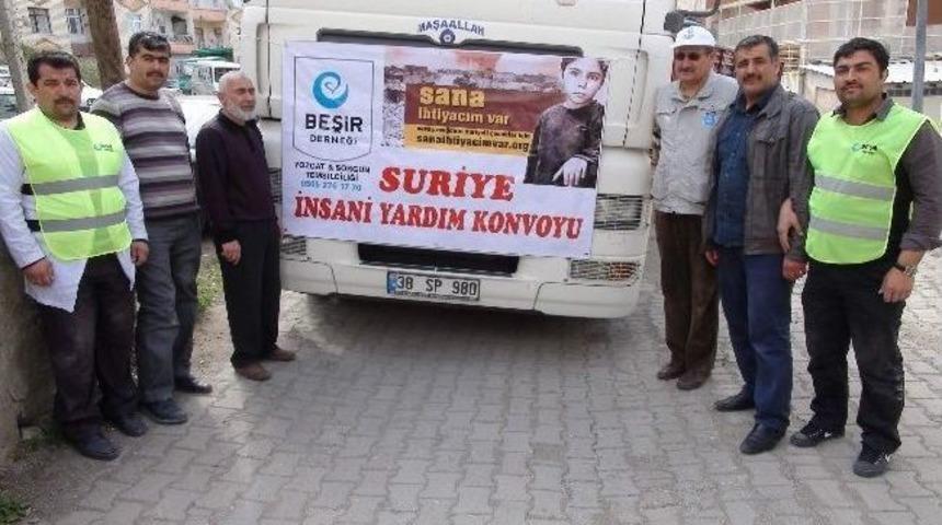 Yozgat Beşir Derneğinden Suriye&rsquo;deki Savaş Mağdurlarına Yardım