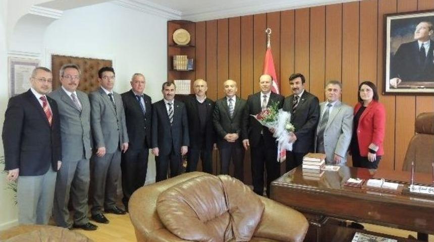 Bektaş&rsquo;tan M&uuml;ft&uuml; Aşık&rsquo;a Ziyaret