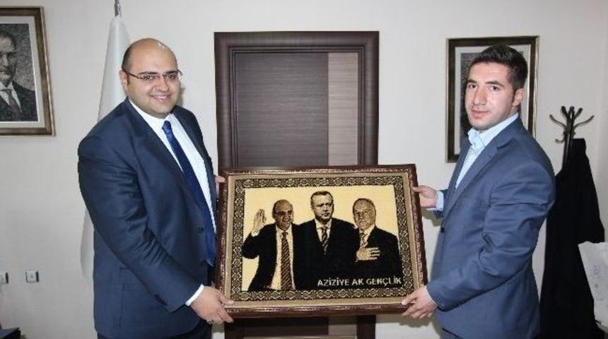 Ak Partili Gen&ccedil;lerden, Başkan Orhan'a Ziyaret