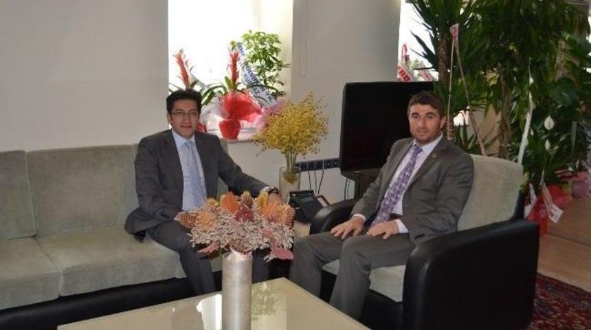 Kaymakam Hakyemez Başkan Tosun&rsquo;u Ziyaret Etti
