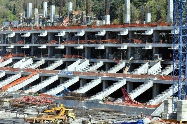 Vodafone Arena'nın İnşaatı Son Hızıyla Sürüyor