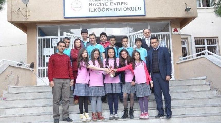 Naciye Evren Ortaokulu&rsquo;nun Oryantiring Başarısı