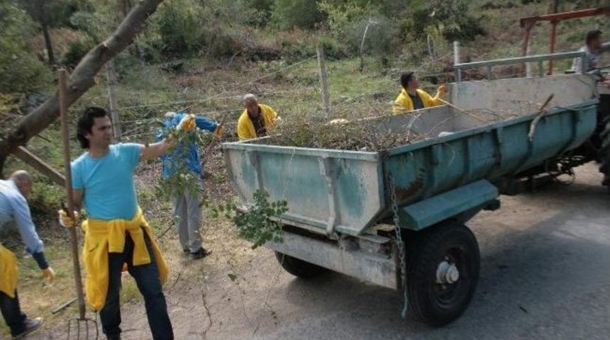 Sarıgeme&rsquo;de Turizm Sezonu &Ouml;ncesi K&ouml;kl&uuml; Temizlik