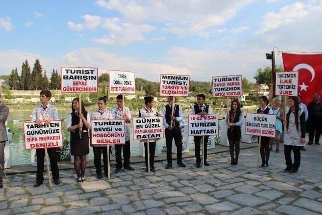 Denizli’de Turizm Haftası Pamukkale’de Kutlandı