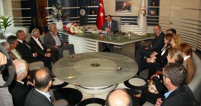 Mhp’den Başkan Mehmet Keleş’e Hayırlı Olsun Ziyareti 2