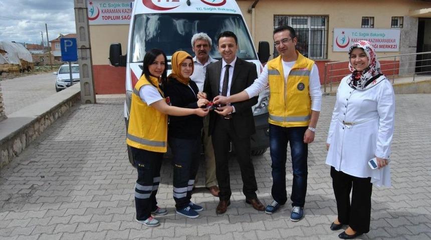 Kazımkarabekir 112 Istasyonuna Yeni Ambulans