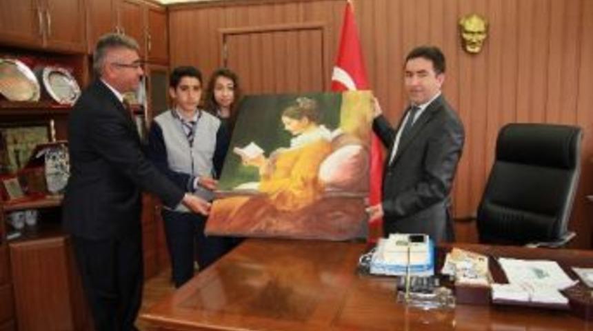 Fethi Gemuhluoğlu Lisesi&rsquo;nden Kaymakam Nesim Babahanoğlu&rsquo;na Ziyaret