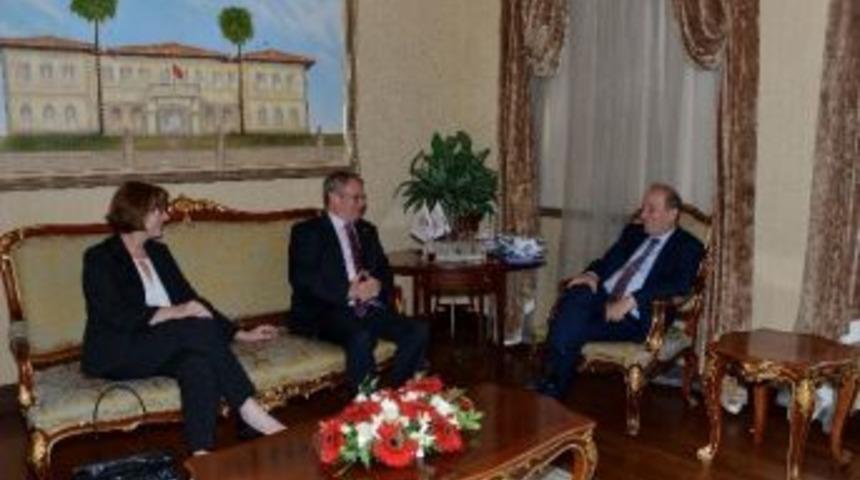 Almanya&rsquo;nın İzmir Başkonsolosundan, Vali Sebahattin &Ouml;zt&uuml;rk&rsquo;e Ziyaret