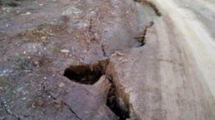 Madenli Yolundaki Kayma Tehlike Oluşturuyor