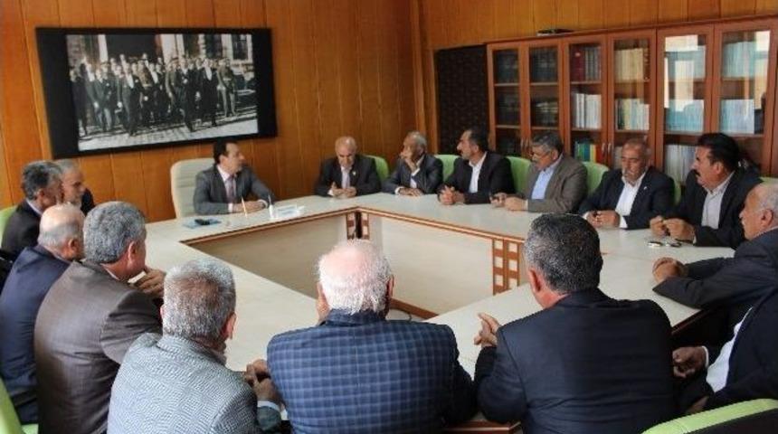 Samsat K&ouml;ylere Hizmet G&ouml;t&uuml;rme Birliği Enc&uuml;men Se&ccedil;imleri Yapıldı