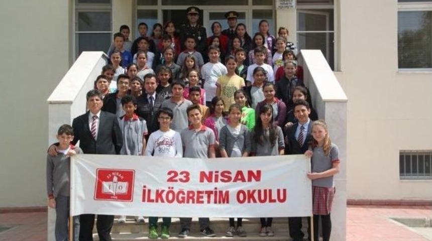 Milaslı Miniklerden Jandarmaya Ziyaret
