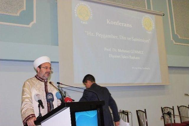 Diyanet İşleri Başkanı Prof. Dr. Görmez Şanlıurfa’da