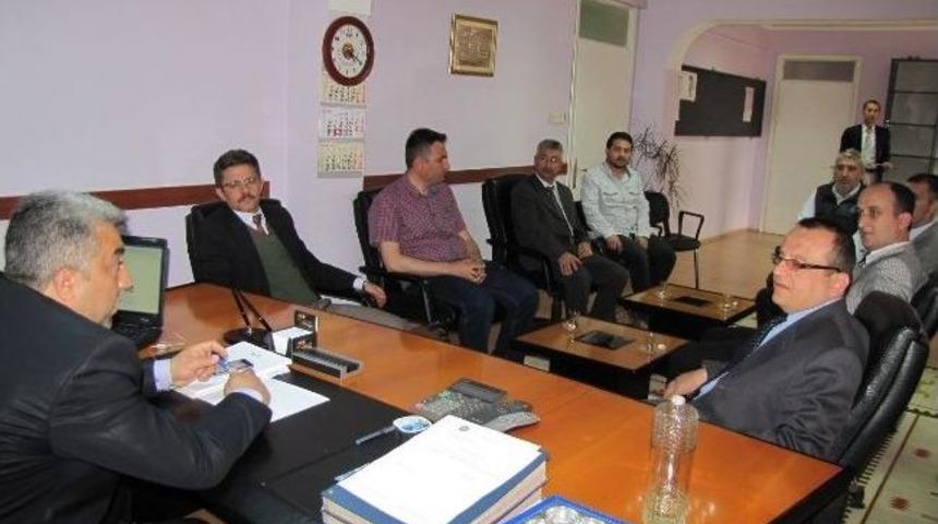 Hisarcık Eğitim-bir-sen'den Başkan &Ccedil;alışkan'a 'hayırlı Olsun' Ziyareti