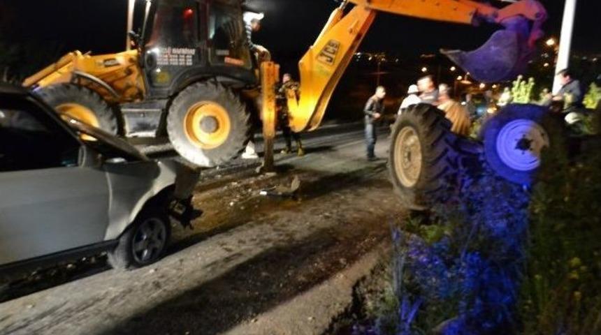 Urlada Trafik Kazası: 1 Yaralı