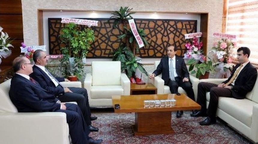 Başkan Aydın&rsquo;a Hayırlı Olsun Ziyaretleri S&uuml;r&uuml;yor