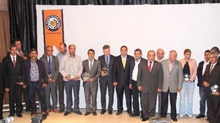 Mut&rsquo;ta Vergi Rekortmenlerine Plaket