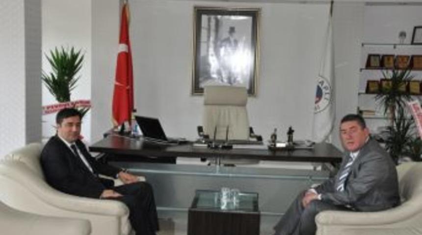 Kaymakamdan Belediye başkanına ziyaret